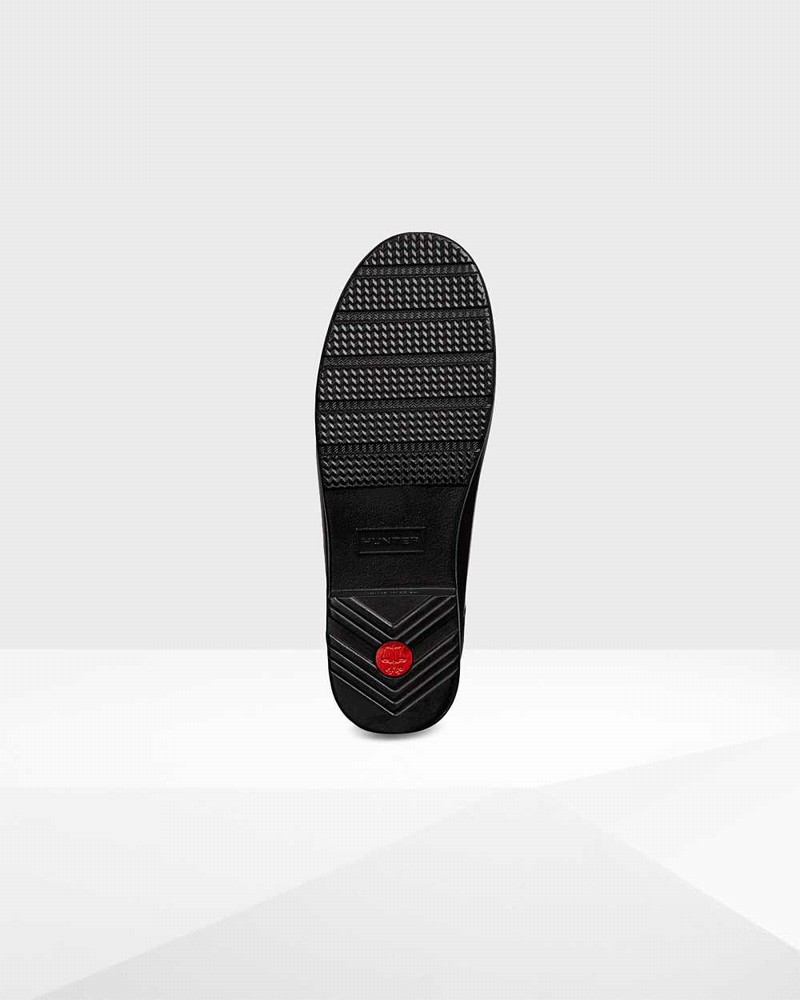 Hunter Refined Slim Fit Adjustable Short Women Rain Boots Black | 548746099