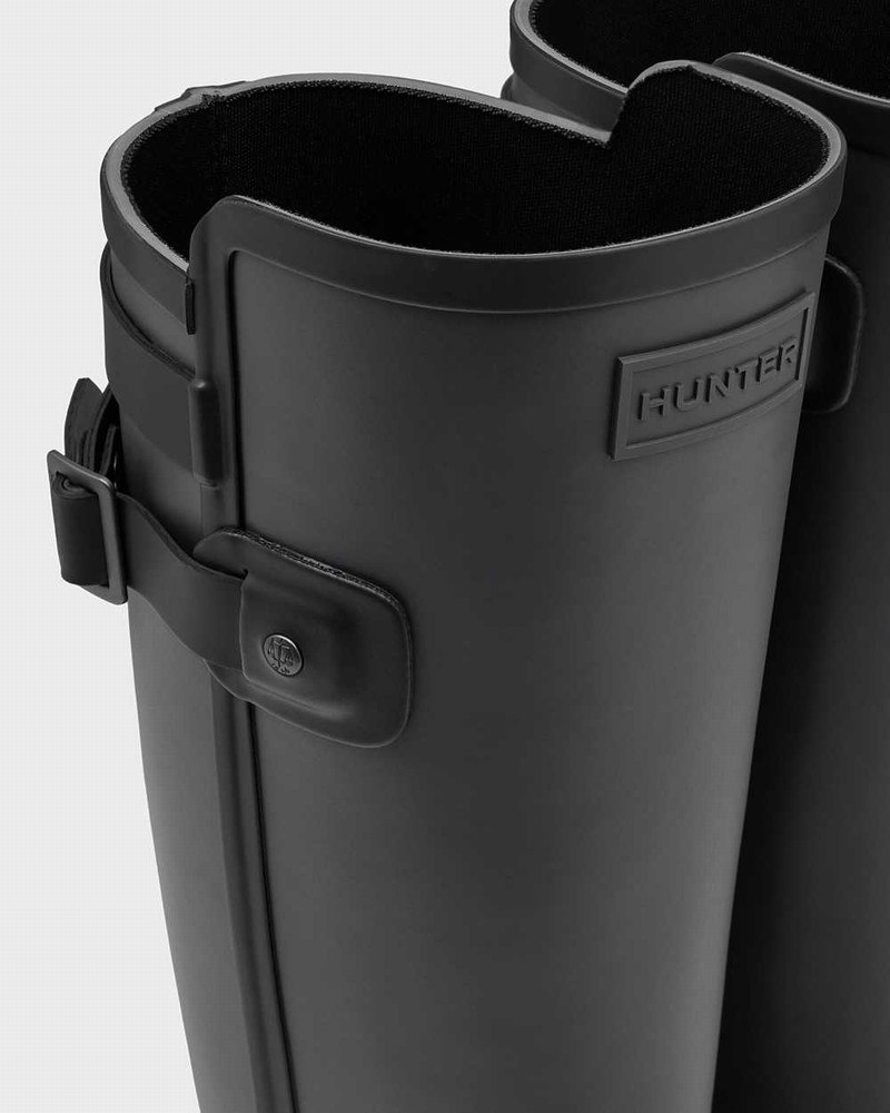 Hunter Refined Slim Fit Contrast Tall Women Rain Boots Grey | 651587303