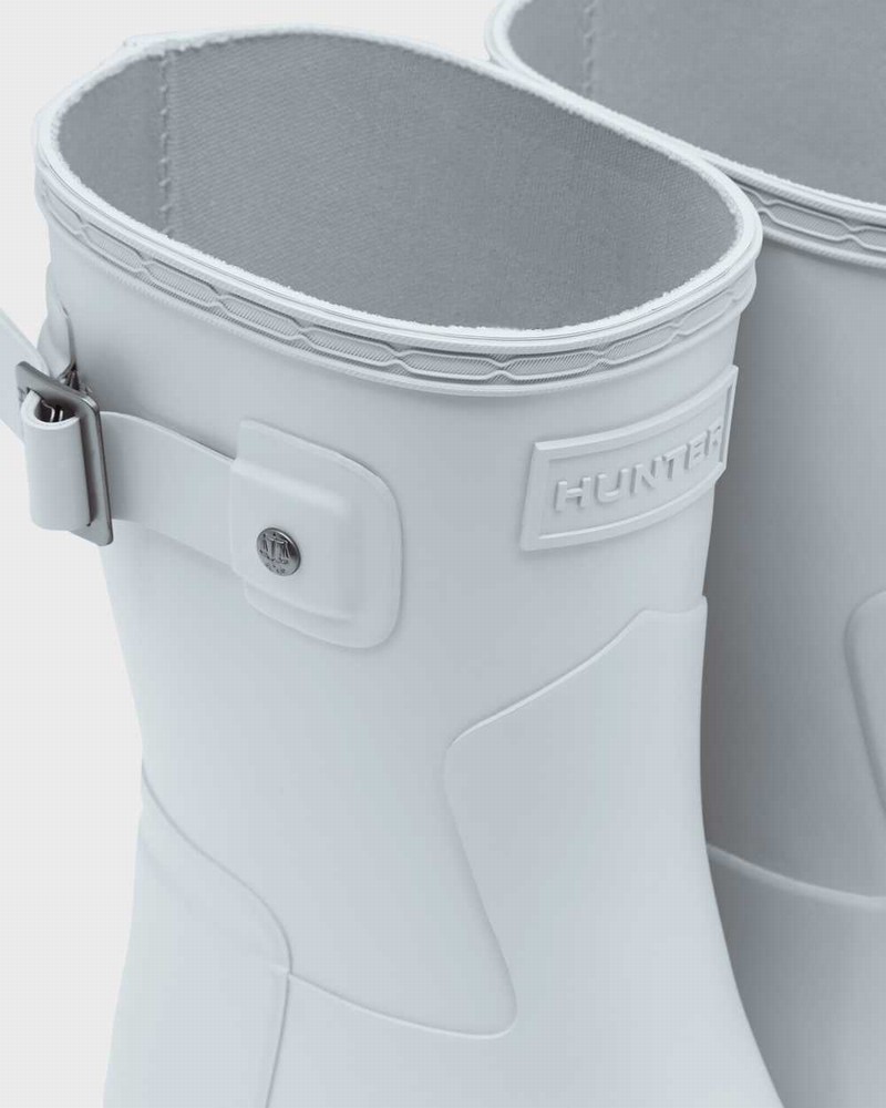 Hunter Refined Slim Fit Short Mid-Calf Women Short Boots Grey | 258261820