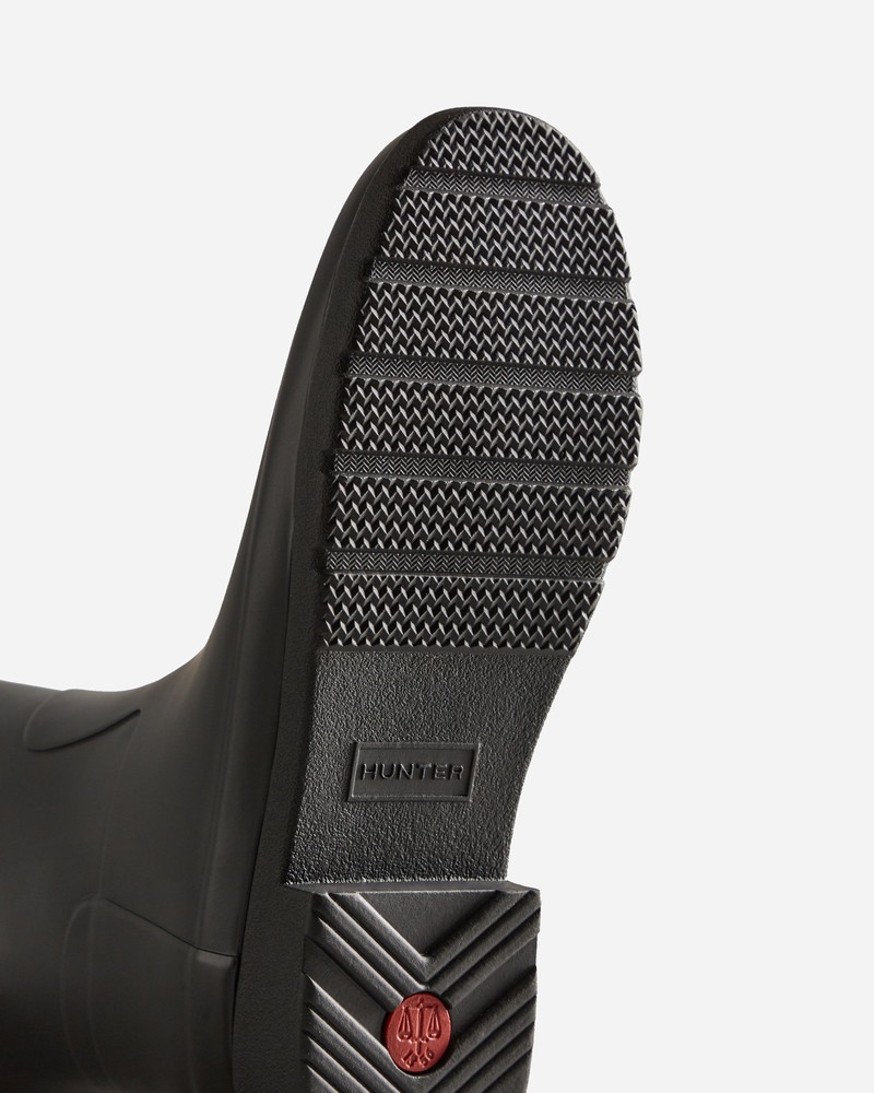 Hunter Refined Slim Fit Tall Women Wellington Boots Black | 604753330