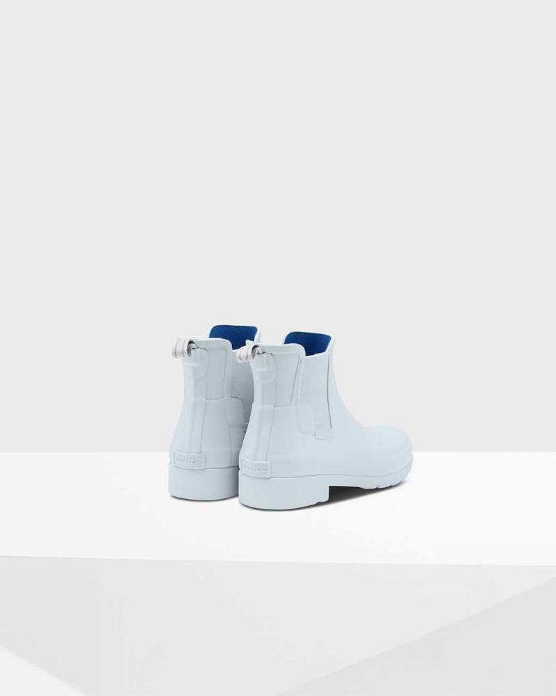 Hunter Refined Slim Fit Women Chelsea Boots Grey | 237139663