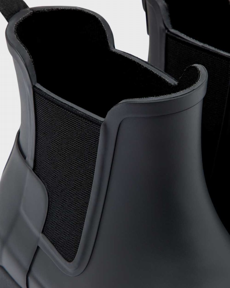 Hunter Refined Slim Fit Women Chelsea Boots Black | 873450913