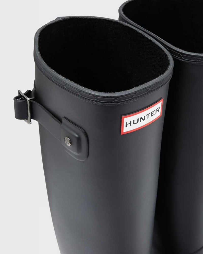 Hunter Refined Slim Fit Women Wellington Boots Black | 196036316