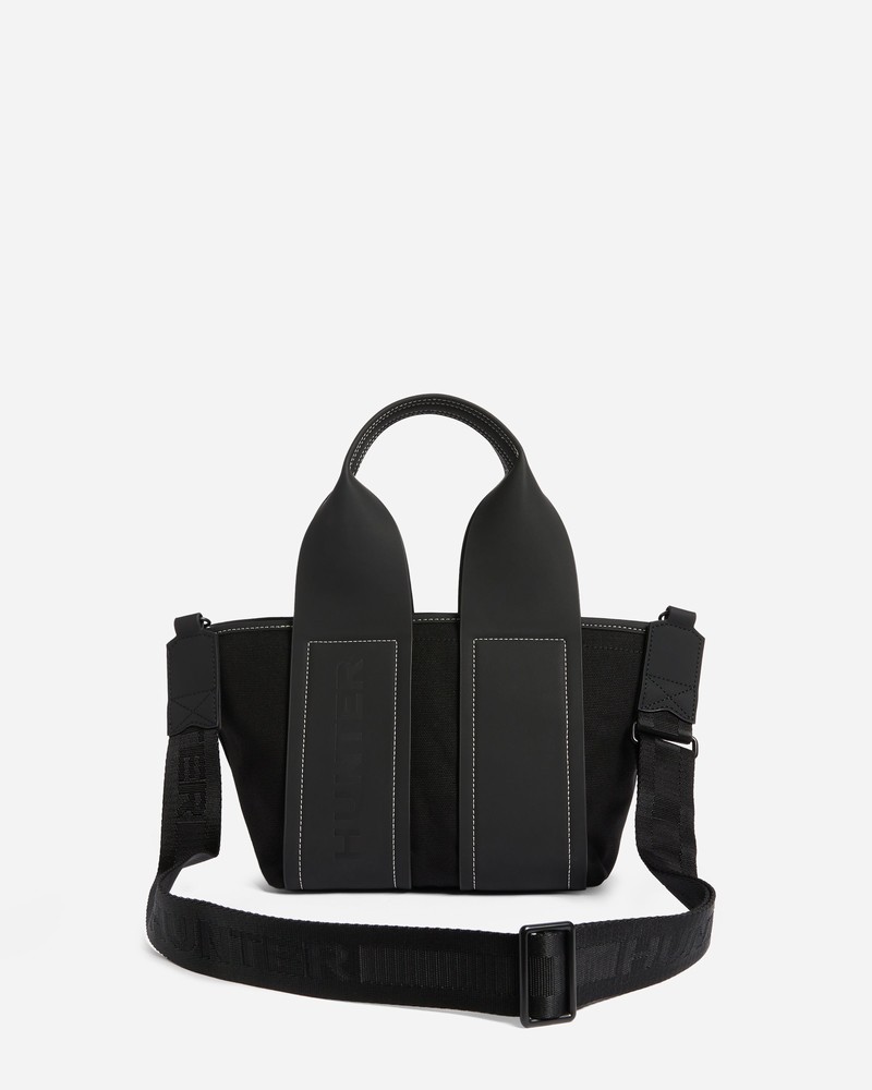 Hunter Refined Stitch Canvas Mini Women Tote Bags Black | 75649783