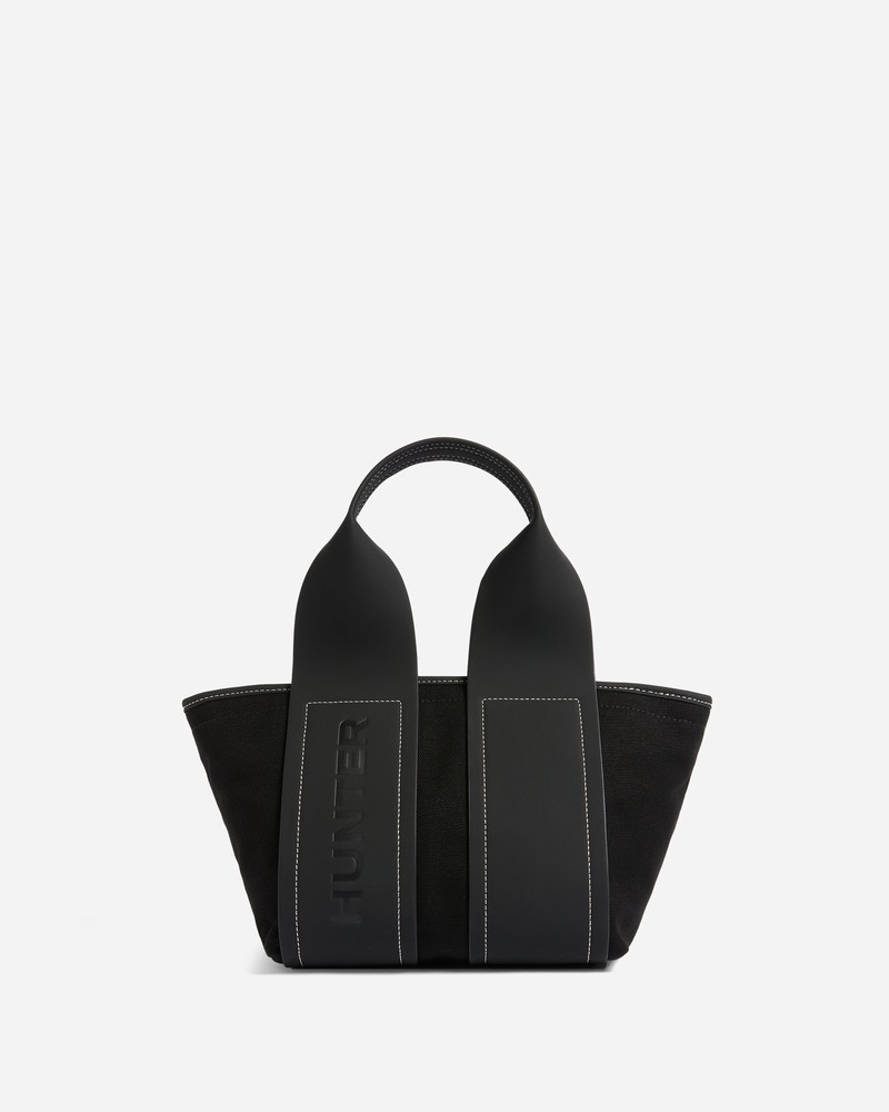 Hunter Refined Stitch Canvas Mini Women Tote Bags Black | 75649783