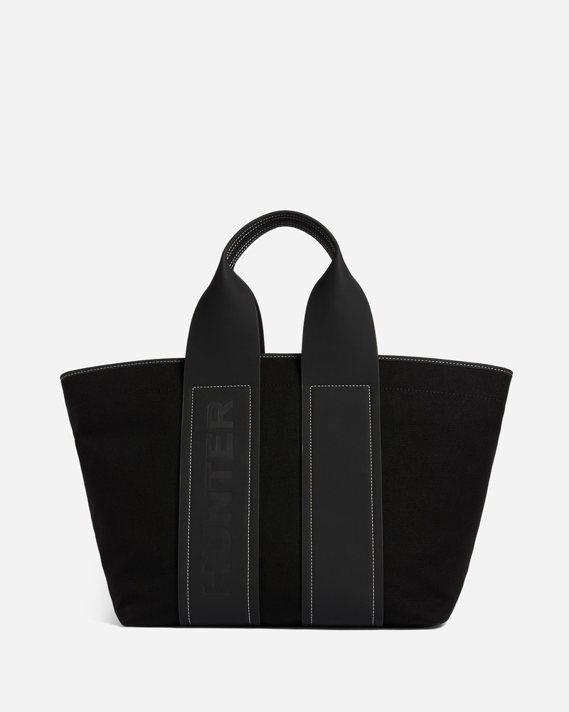 Hunter Refined Stitch Canvas Women Tote Bags Black | 217023562