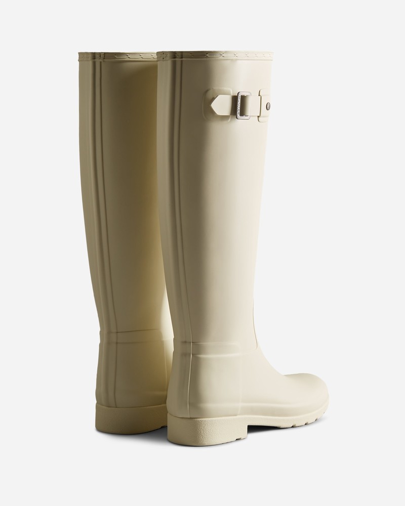 Hunter Refined Women Tall Boots Beige | 145619553