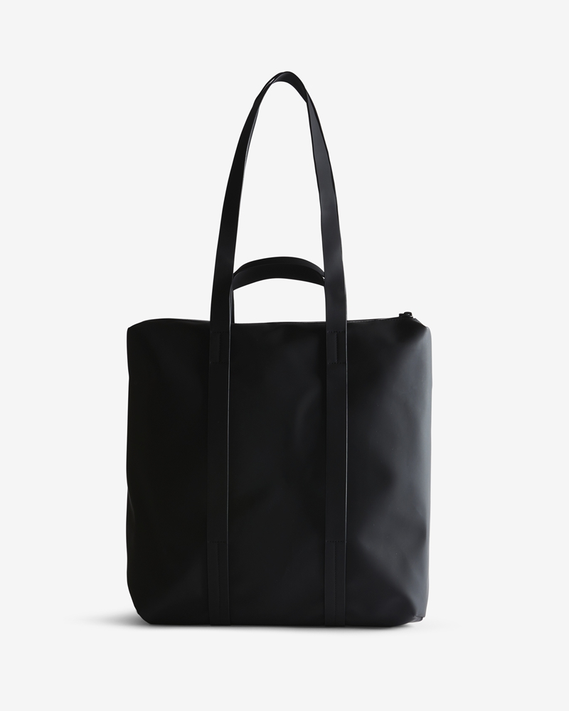 Hunter Rubberised Large Women Tote Bags Black | 762532117