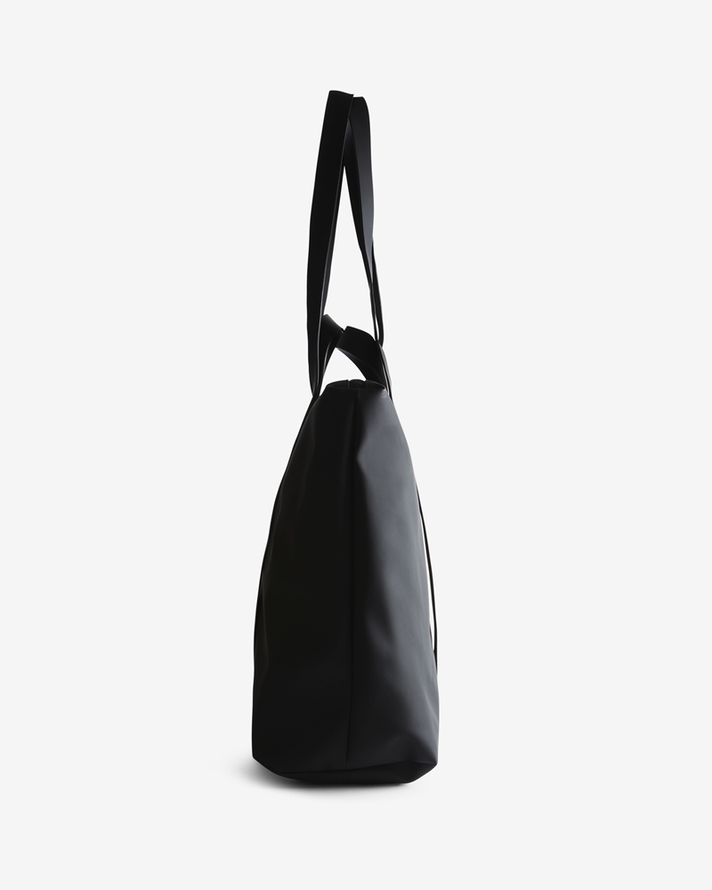 Hunter Rubberised Large Women Tote Bags Black | 762532117