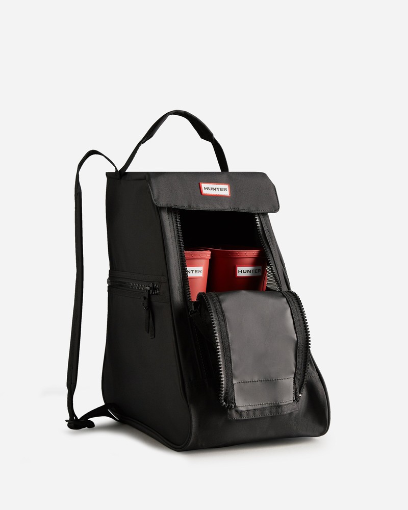 Hunter Short Boot Men Boot Bag Black | 86319523