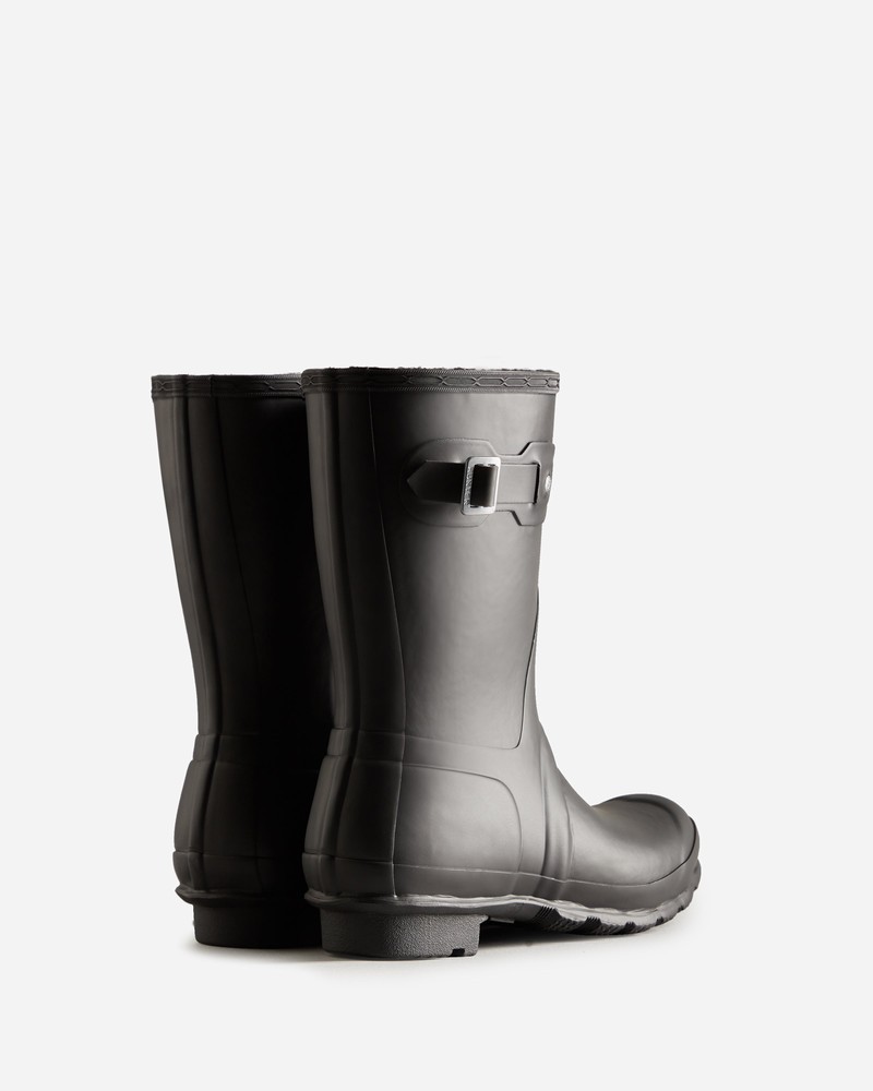 Hunter Short Insulated Women Wellington Boots Black | 73684834