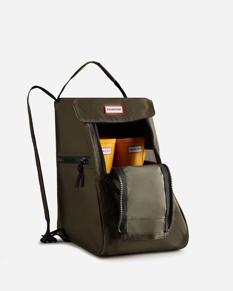 Hunter Short Women Boot Bag Olive | 874438048