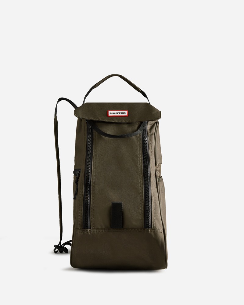 Hunter Short Women Boot Bag Olive | 874438048