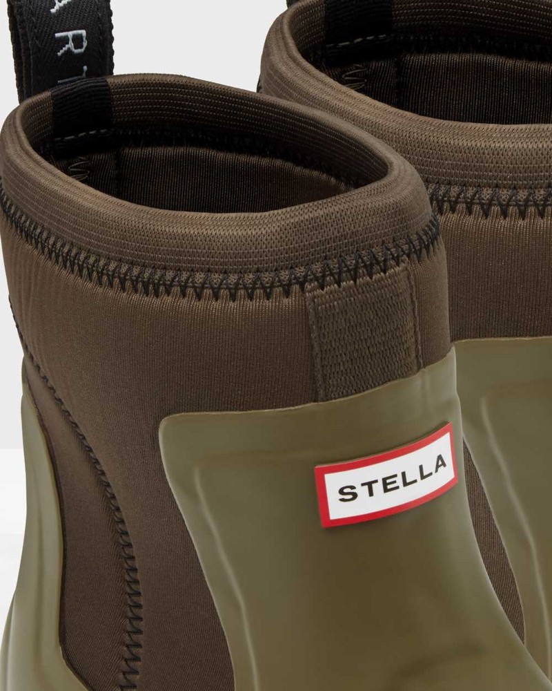Hunter Stella McCartney x Men Chelsea Boots Olive | 600001976