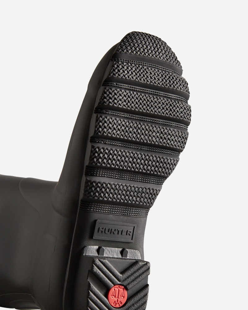 Hunter Tall Back Adjustable Women Wellington Boots Black | 916027831