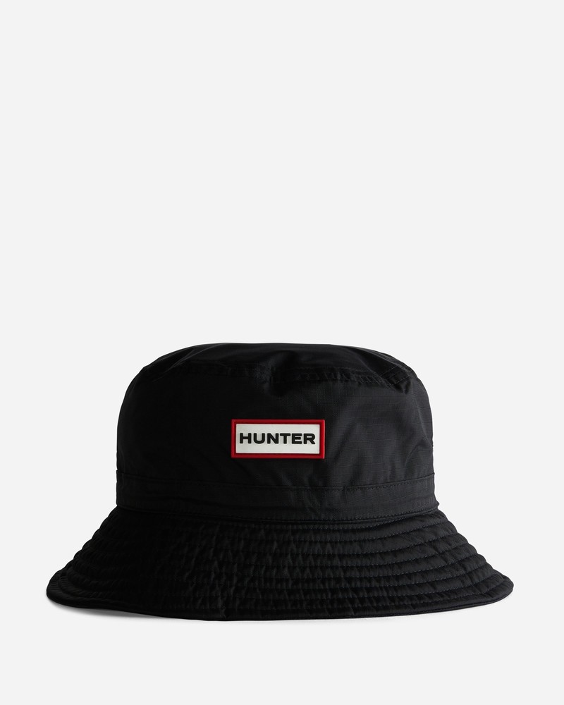 Hunter Travel Nylon Men Bucket Hats Black | 811960176