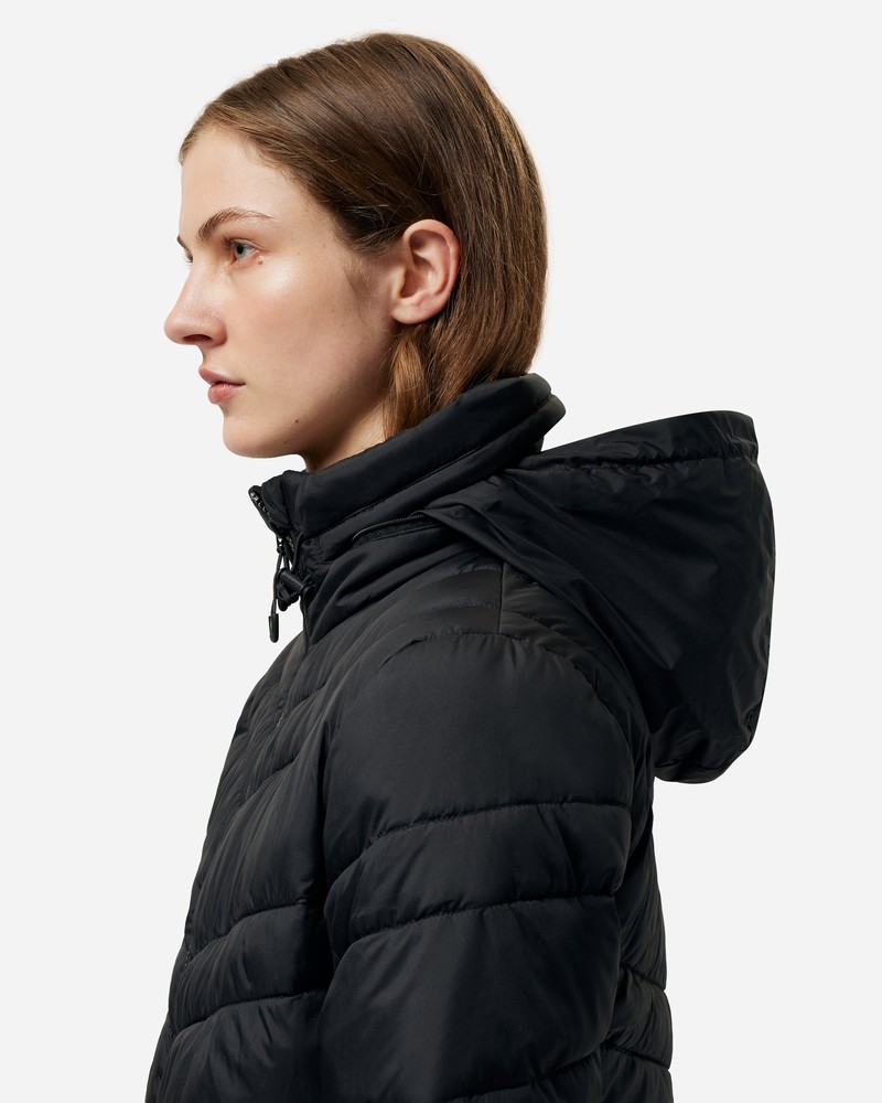 Hunter Travel Packable Puffer Women Jackets Black | 378604682