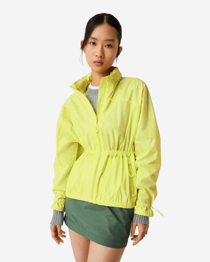 Hunter Travel Recycled Nylon Shell Women Jackets Yellow | 785720922