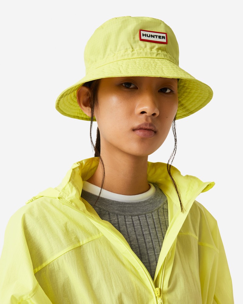Hunter Travel Recycled Nylon Shell Women Jackets Yellow | 785720922