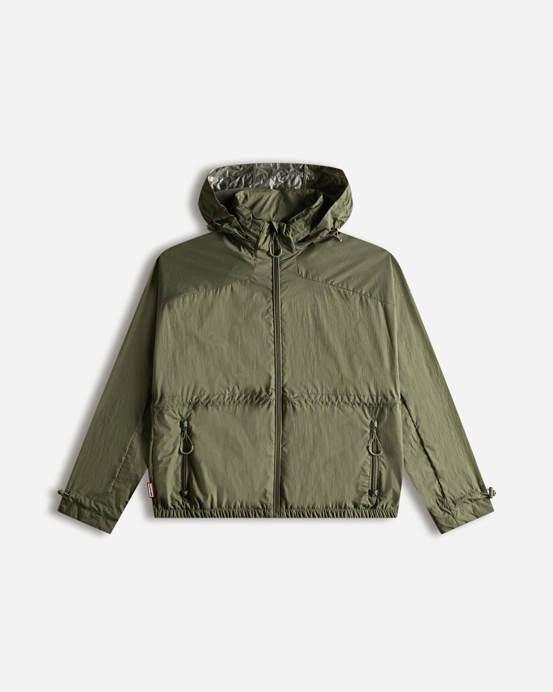 Hunter Travel Recycled Nylon Shell Women Jackets Green | 994021953