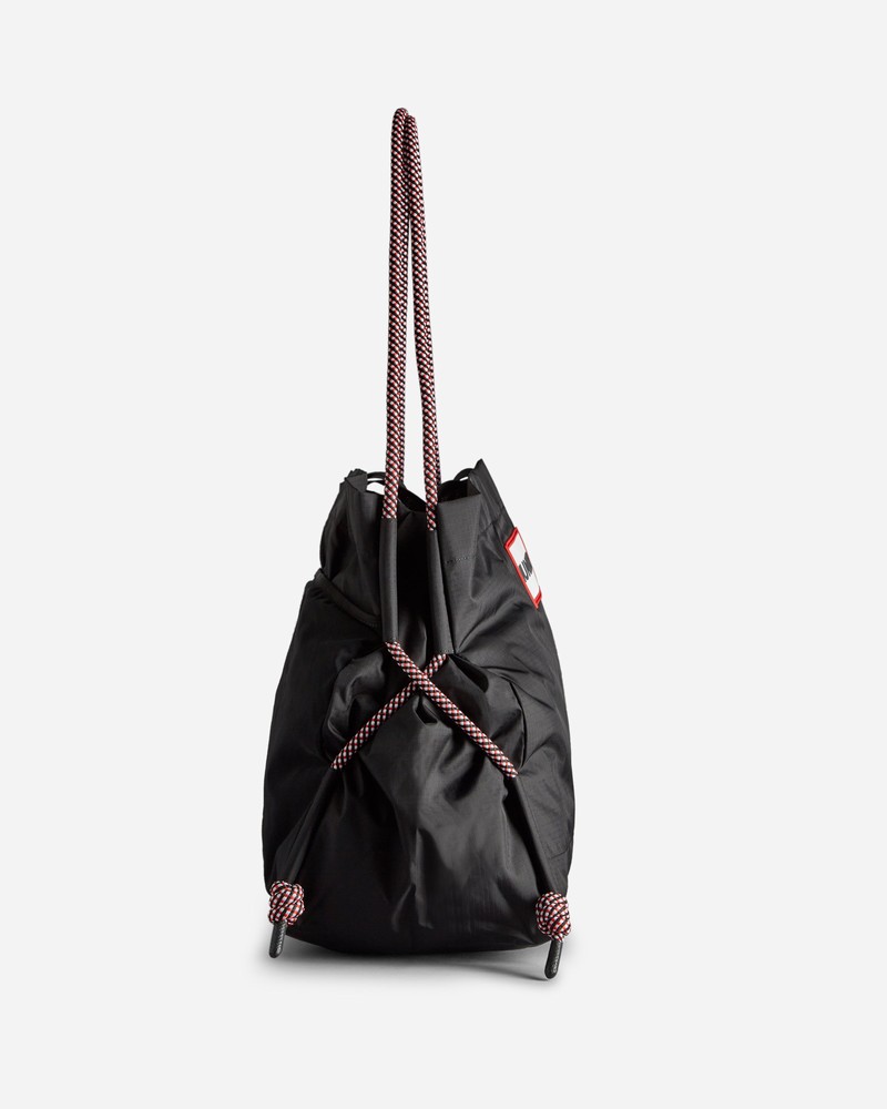 Hunter Travel Ripstop Recycled Nylon Beach Bag Women Tote Bags Black | 345804513