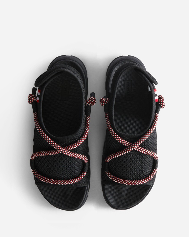 Hunter Travels Women Sandals Black | 987755057