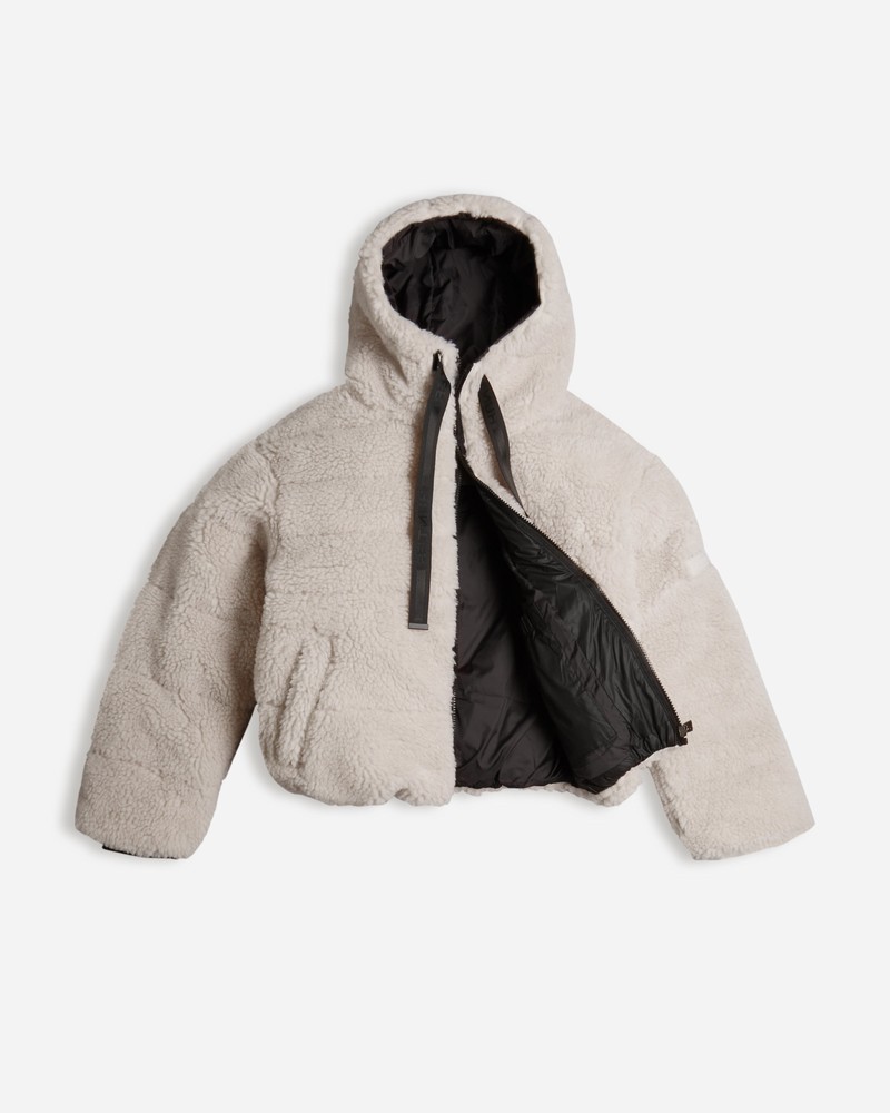 Hunter Wanderer Cosy Puffer Women Jackets Beige | 881353365