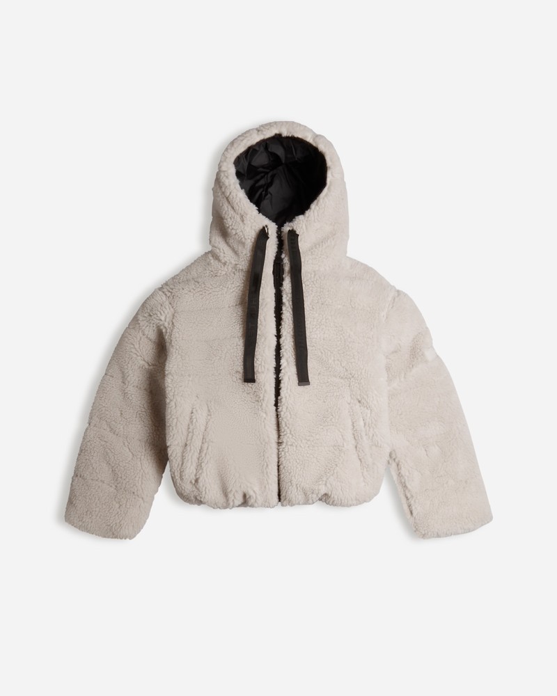 Hunter Wanderer Cosy Puffer Women Jackets Beige | 881353365